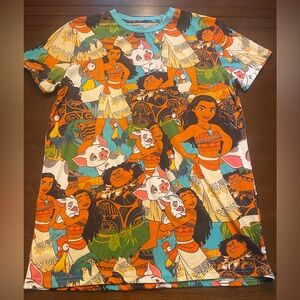 Cakeworthy Moana AOP T- Shirt - NWOT